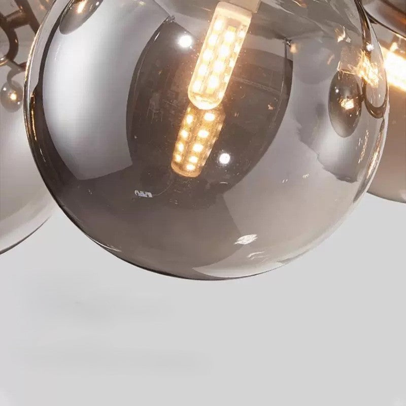 Rynlor Modern Nordic Mist Orbit Chandelier Light