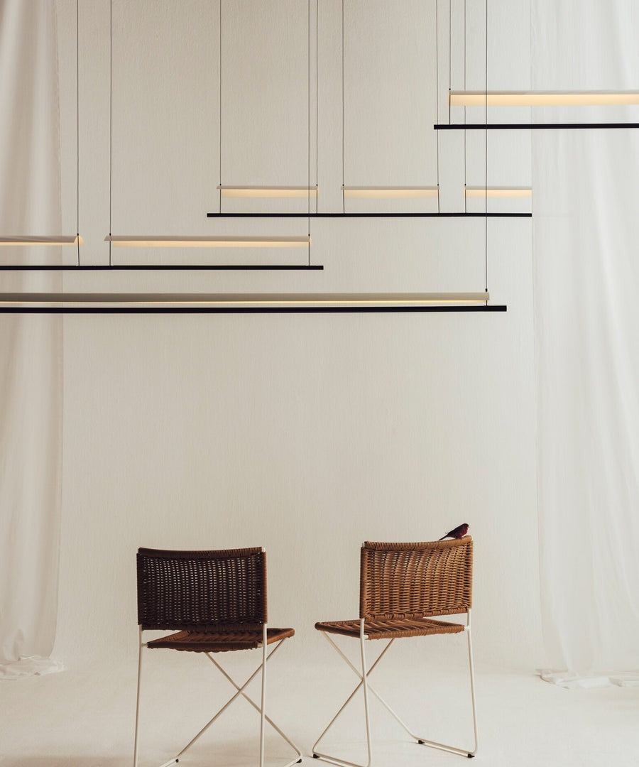 Eyvindur Linear Line And Thin Sheet Pendant Lamp