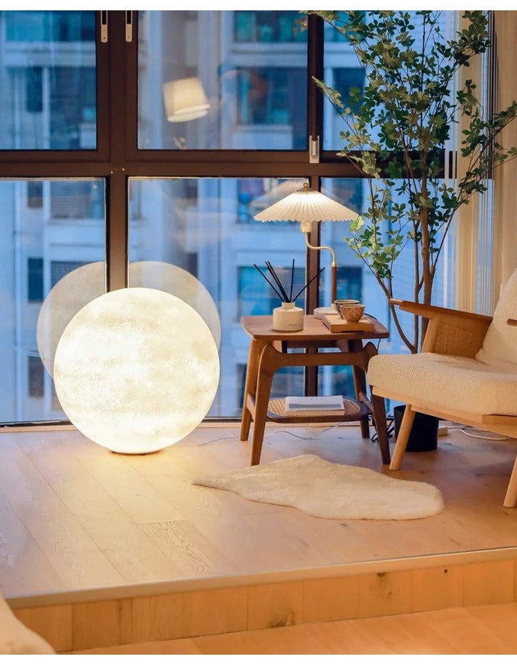 Luaben Lunar Glowing Moon Outdoor Decorative Floor Lamp