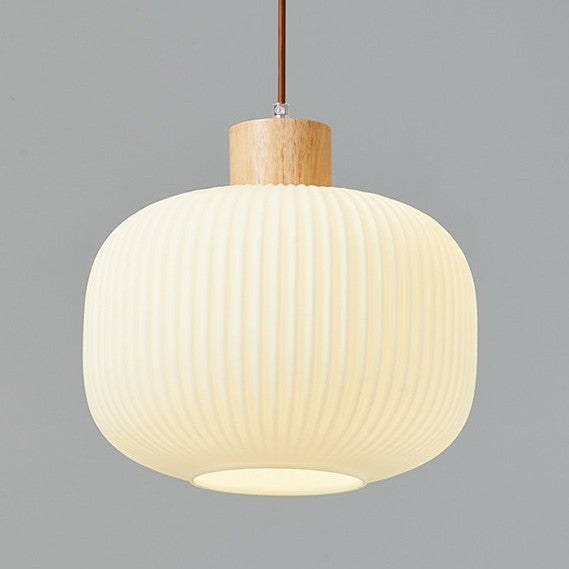 Durelle Ribbed Glass Pendant Light