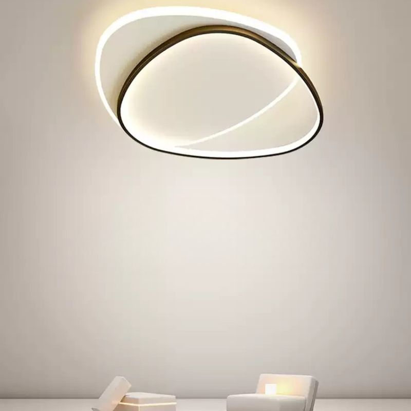 Sivert Sculpted Halo Flush Ceiling Light