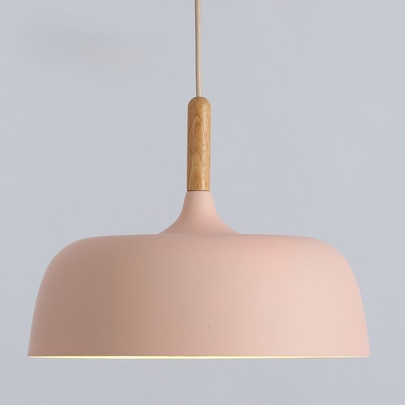 Norvik Scandinavian Lid-Shade Pendant Light
