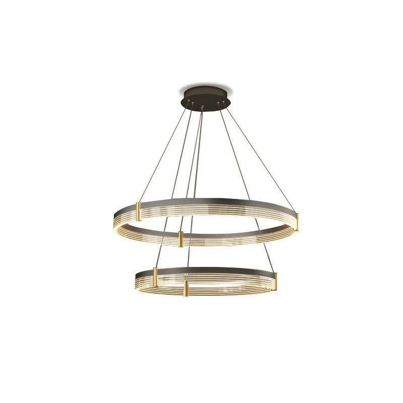 Sigrid Halo Tiered Ring Pendant Light