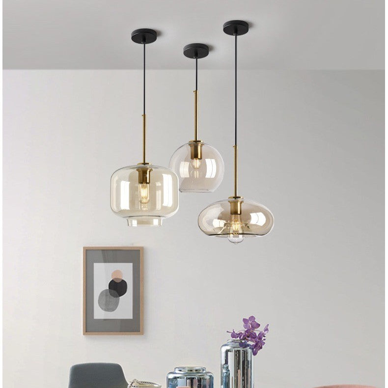 Orvex Brass Bubble Pendant Light