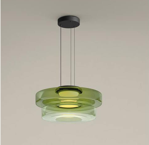 Averin Futuristic Mist Ring Pendant Light