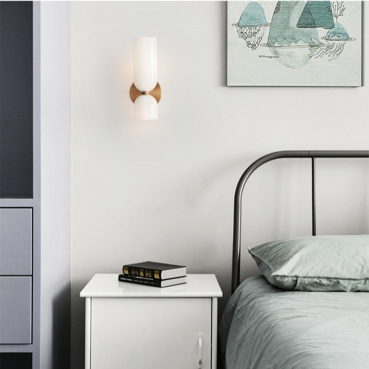 Lowewa Twin-head Glass Wall Lamp