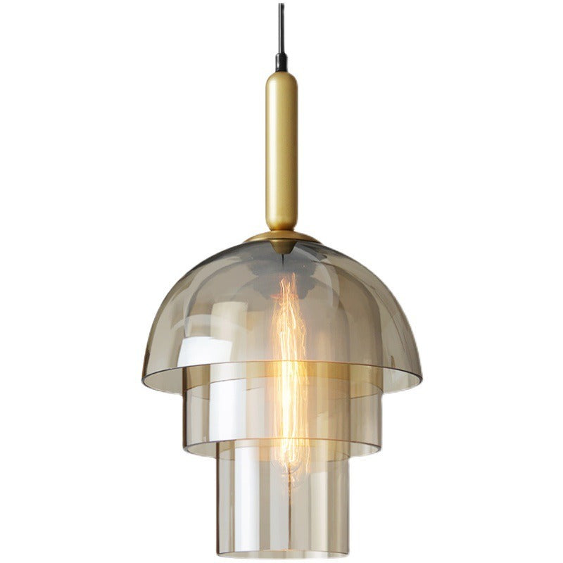 Thenvor Amber Mist Pendant Light