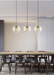 Orvex Brass Bubble Pendant Light