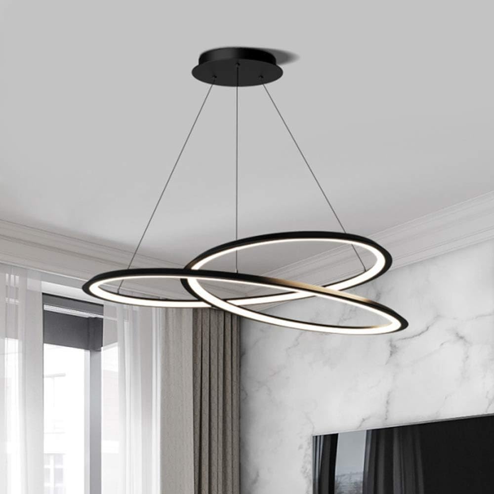 Sundström Modern Infinite Loop Organic Flow Pendant Lamp