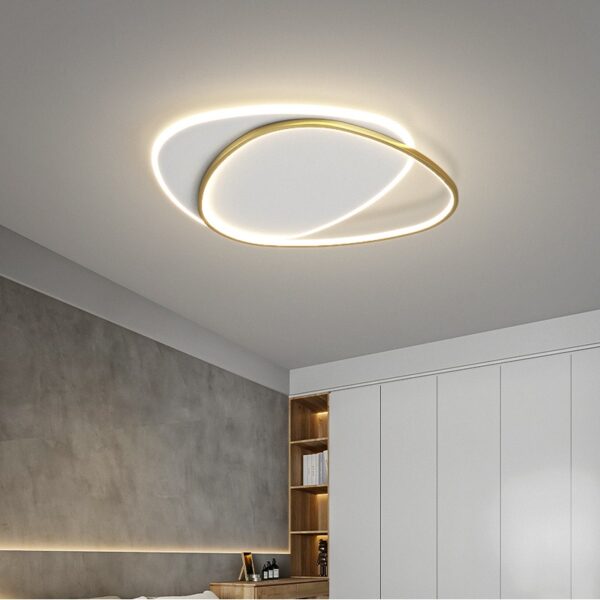 Sivert Sculpted Halo Flush Ceiling Light