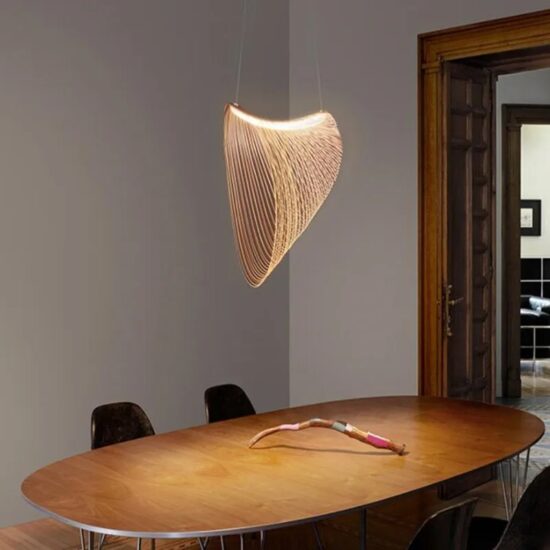 Wabi-Sabi  Wavy Loops Pendant Lamp