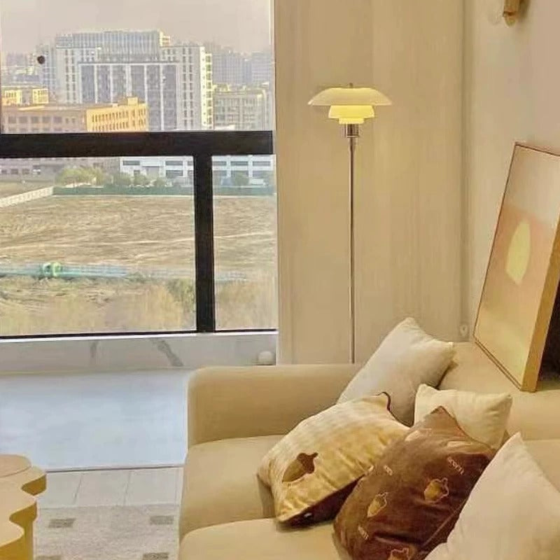 Porzann Tiered Shade Floor Lamp