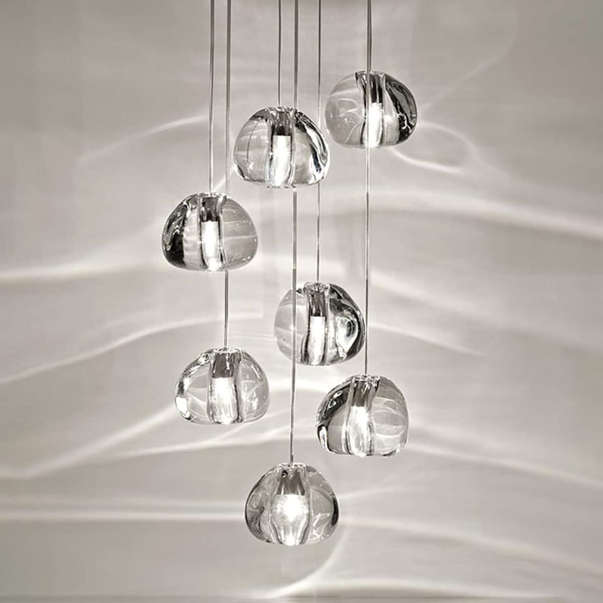 Norlick Lux Crystal Gems Modern Chandelier Lamp