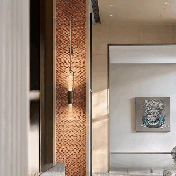 Gardoonaan Modern Sleek Tube Wall Light