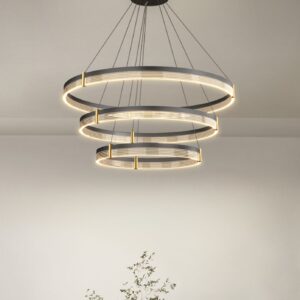 Sigrid Halo Tiered Ring Pendant Light