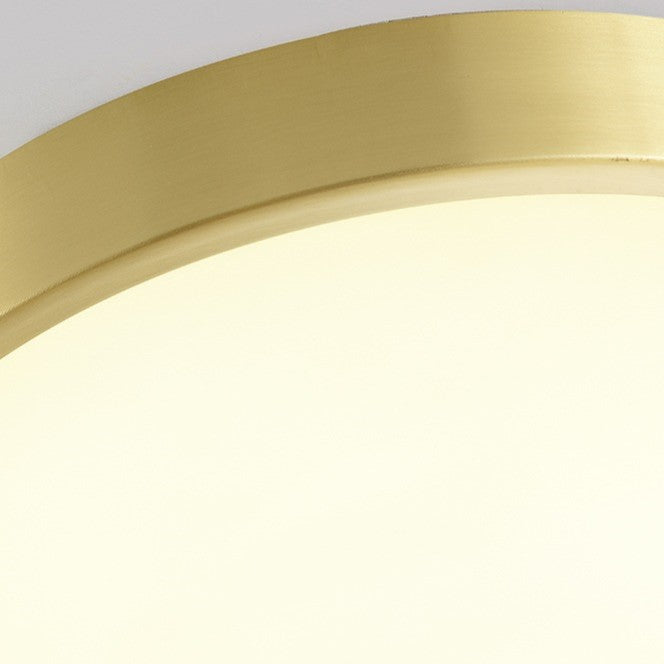 Gundanna Brass Slim Round Ceiling Light