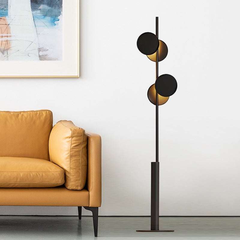 Zerith Eclipse Disc Floor Lamp