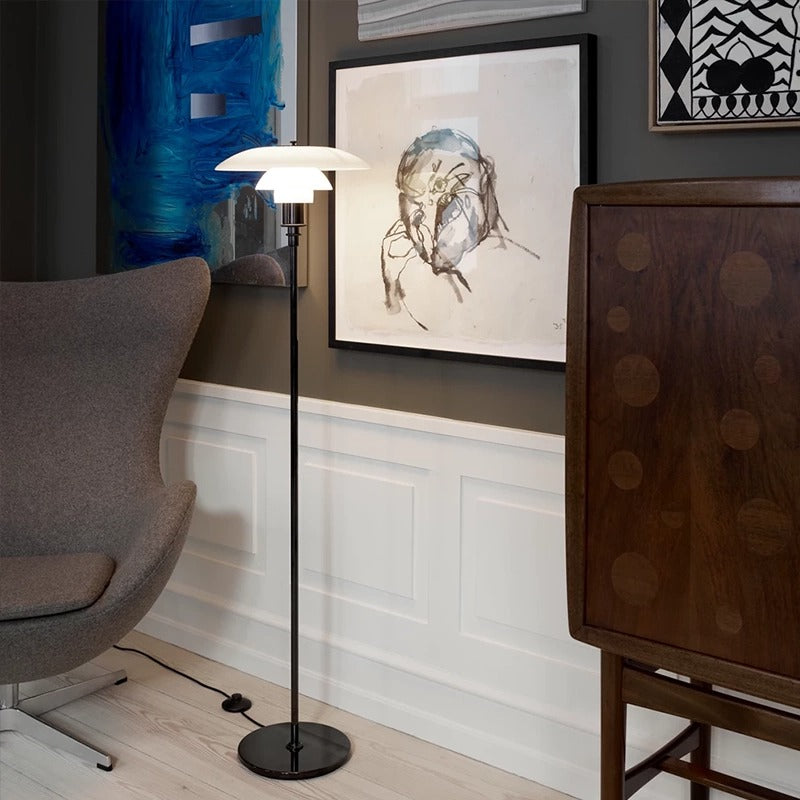 Porzann Tiered Shade Floor Lamp