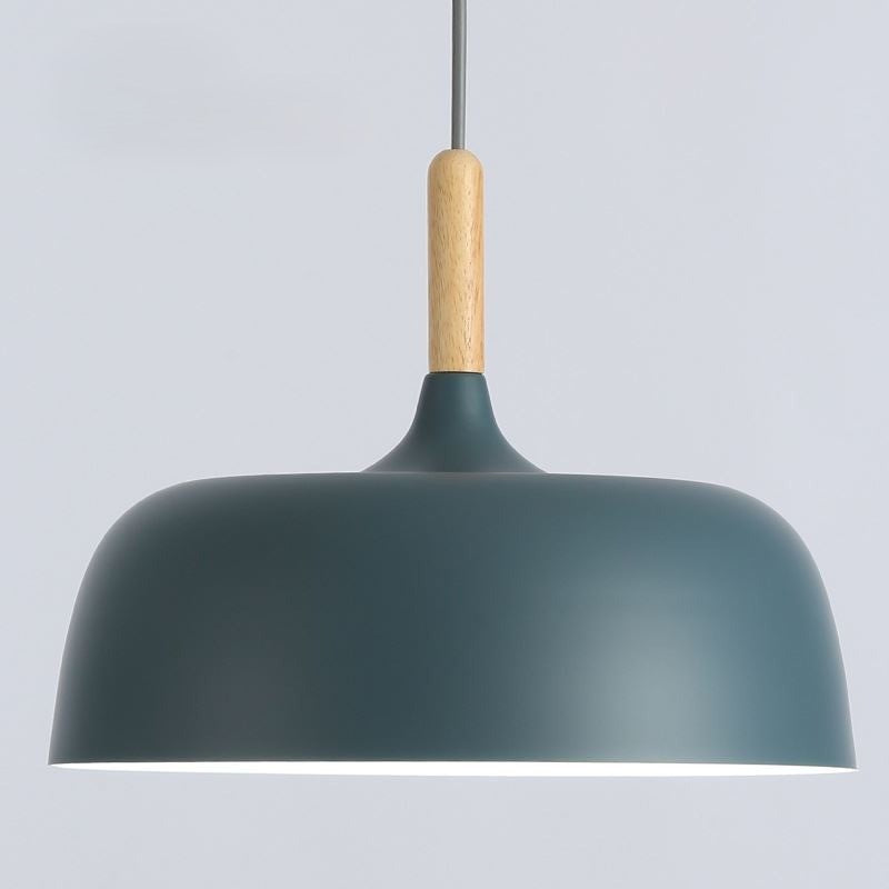 Norvik Scandinavian Lid-Shade Pendant Light