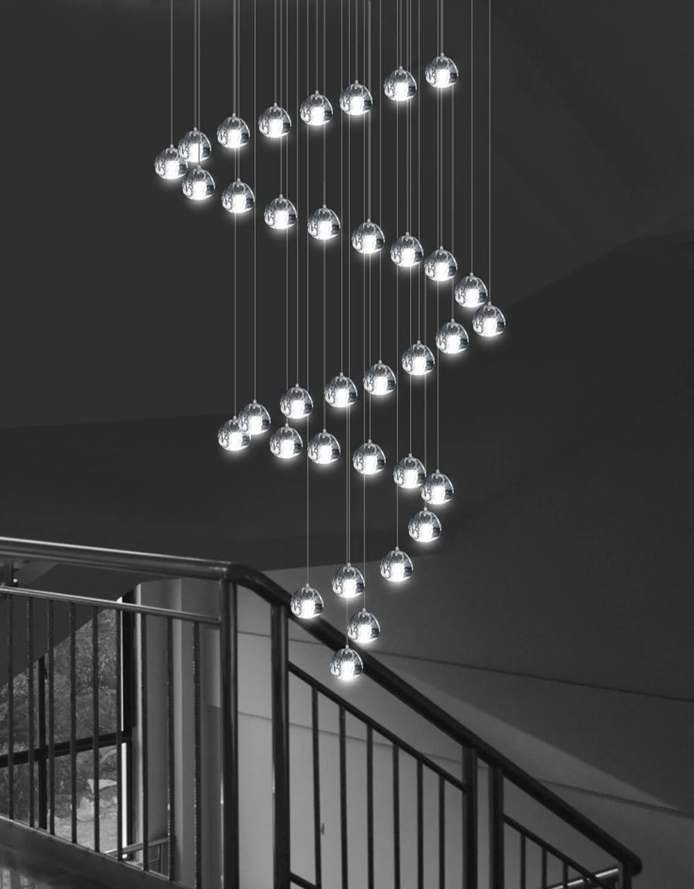 Norlick Lux Crystal Gems Modern Chandelier Lamp
