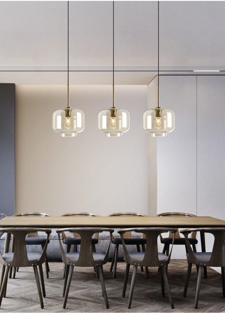 Orvex Brass Bubble Pendant Light