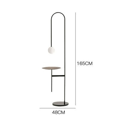 Anette Tray Table Floor Lamp