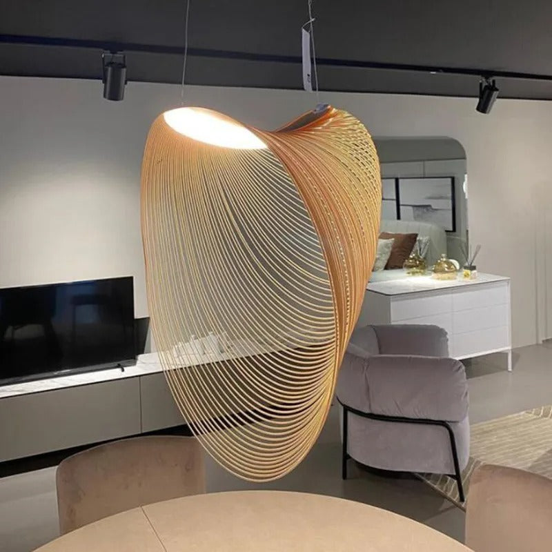 Wabi-Sabi  Wavy Loops Pendant Lamp