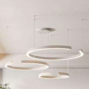 Viona Sculpted Broken Ring Pendant Light