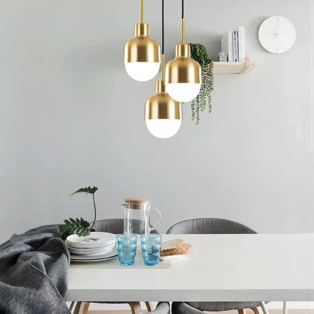 Aroldo Scandinavian Modern Acorn Pendant Lamp