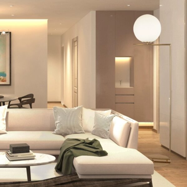 Incanosi Offset Arm Floor Lamp