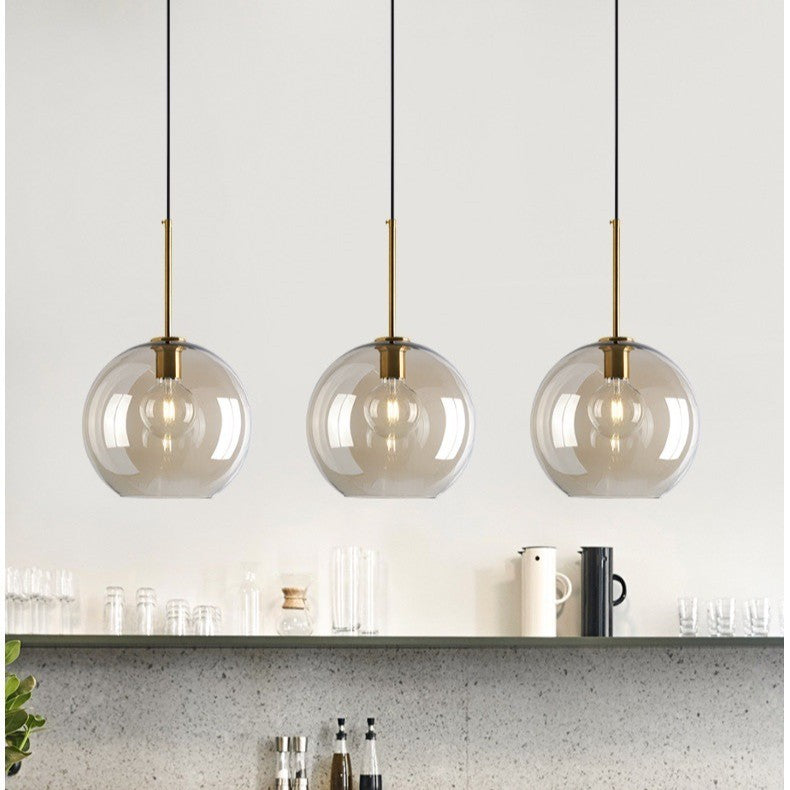 Orvex Brass Bubble Pendant Light