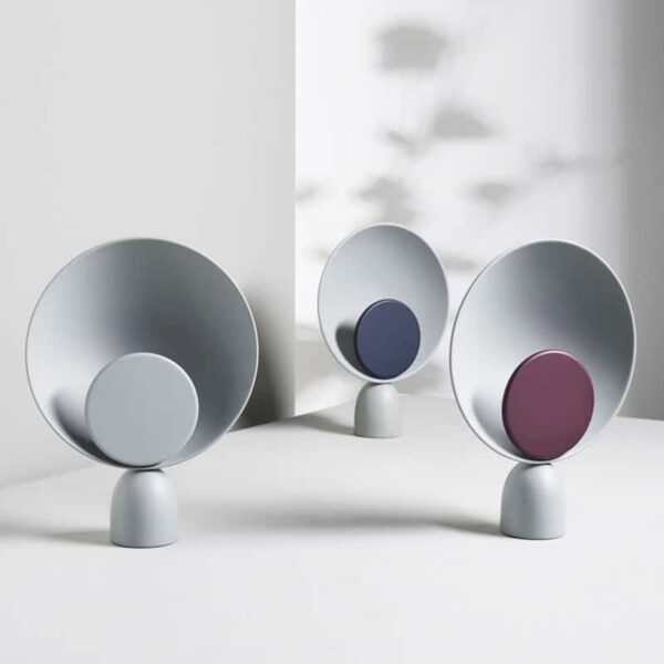 BIRGITTA Minimalist Twin Circle Table Lamp