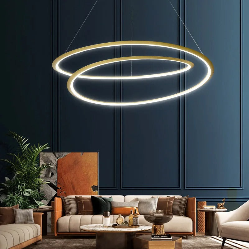 Sundström Modern Infinite Loop Organic Flow Pendant Lamp