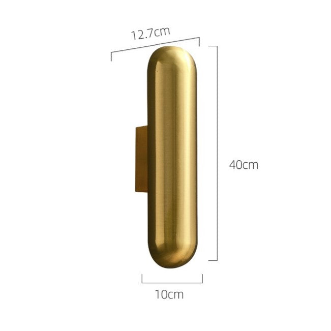 Prusoon Modern Classy Pill Wall Light