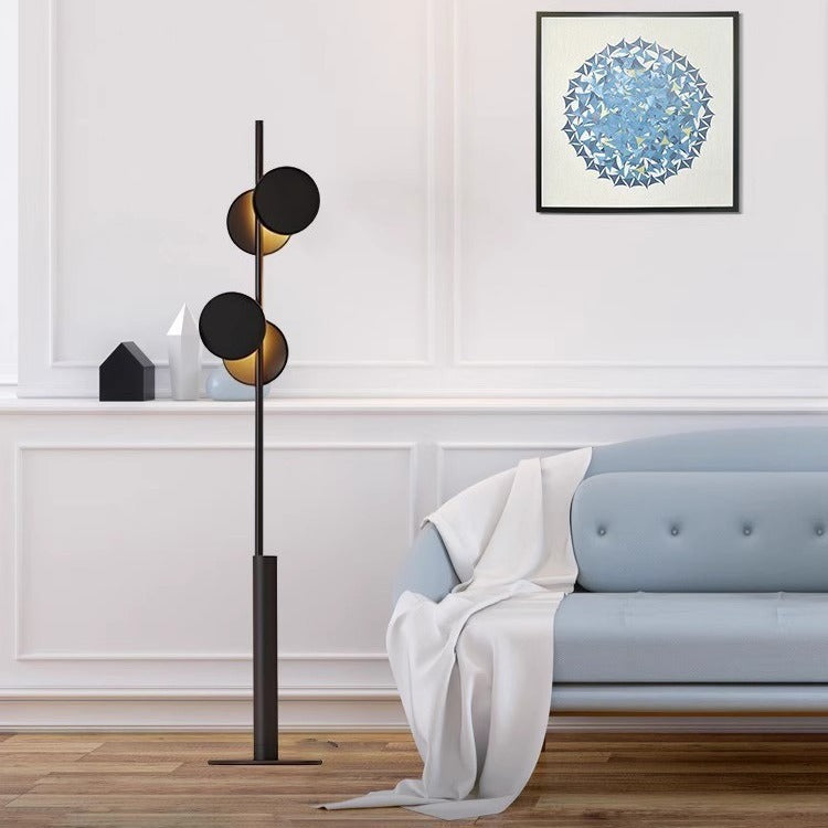 Zerith Eclipse Disc Floor Lamp