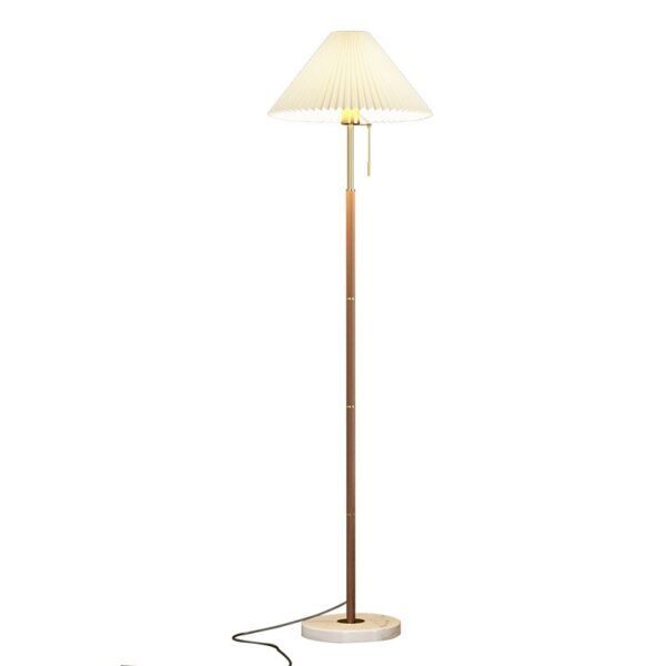 Tavira Pleated Cone Floor Lamp