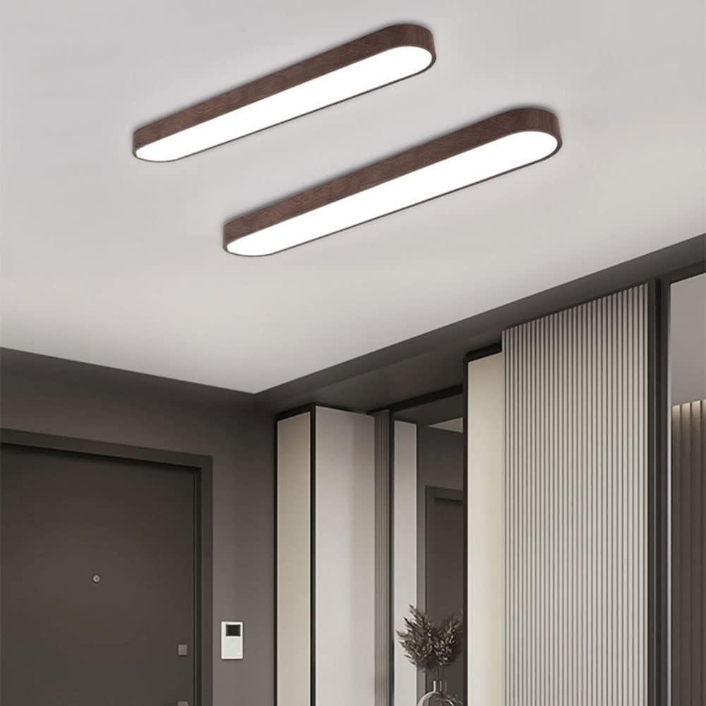 Ainoxel Wooden Flush Mount Ceiling Light