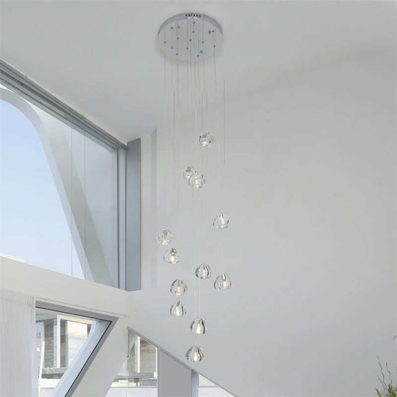 Norlick Lux Crystal Gems Modern Chandelier Lamp