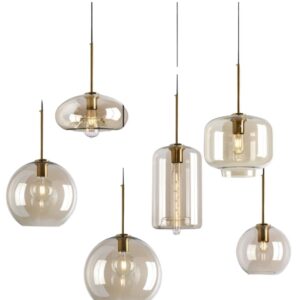 Orvex Brass Bubble Pendant Light