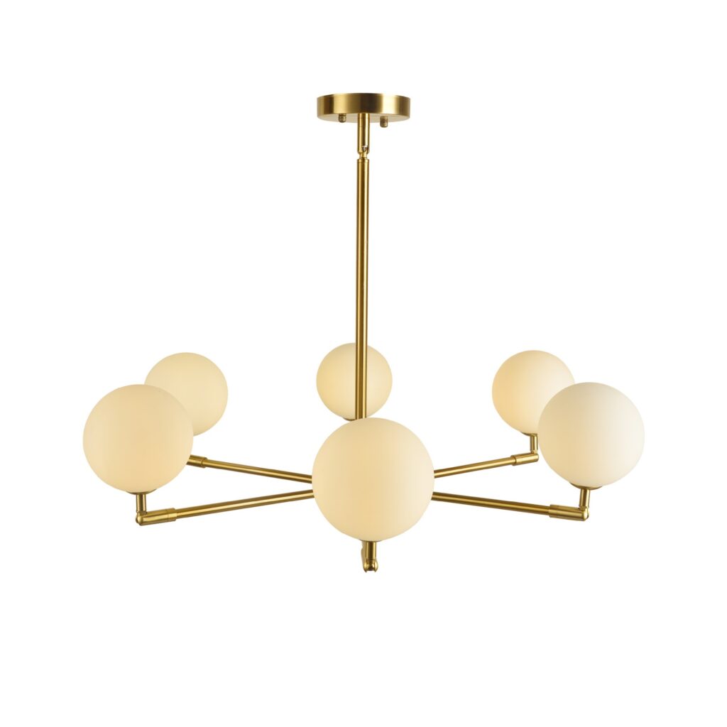 Zelvorn Brass Stellar Orbit Pendant Light