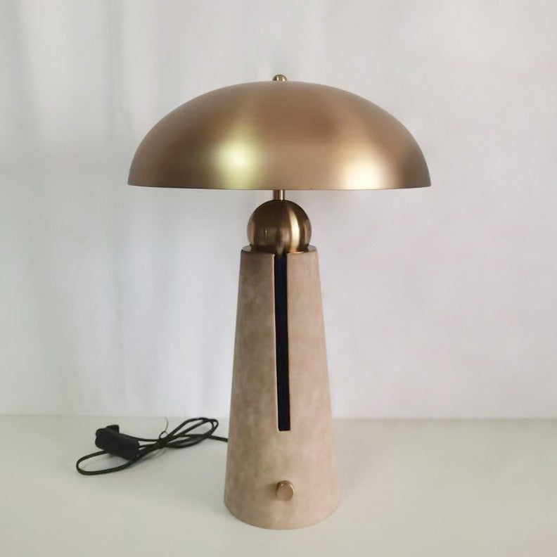 Thyra Dome-Top Sculptural Table Lamp