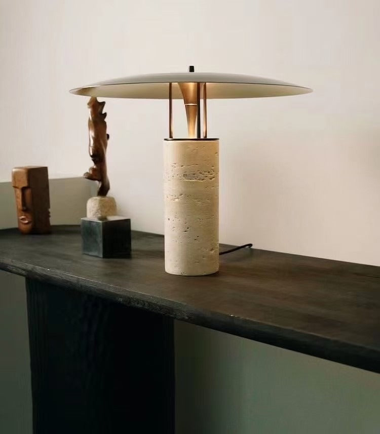 Poitrija Travertine Stone Table Light