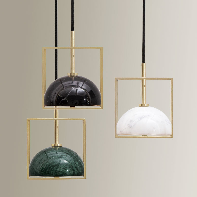 Cuubisor Modern Marble Cube Rules Pendant Lamp