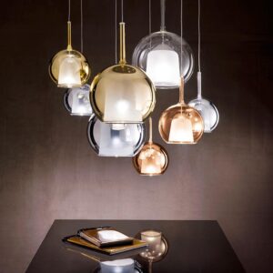 Suuprenno Glowing Water Droplets Pendant Light