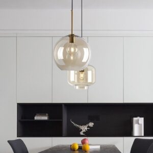 Orvex Brass Bubble Pendant Light