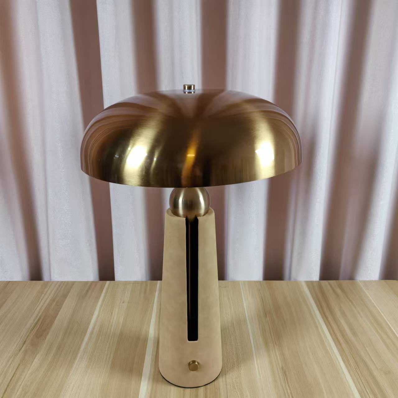 Thyra Dome-Top Sculptural Table Lamp