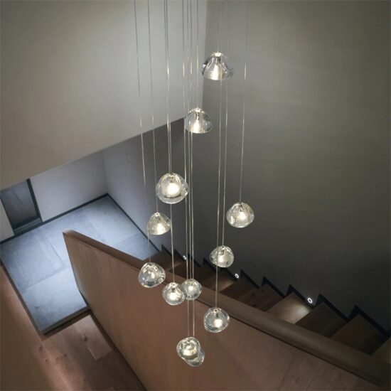 Norlick Lux Crystal Gems Modern Chandelier Lamp