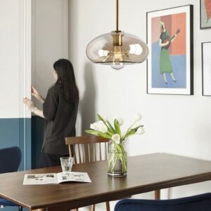 Orvex Brass Bubble Pendant Light