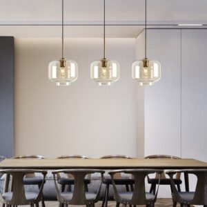 Orvex Brass Bubble Pendant Light