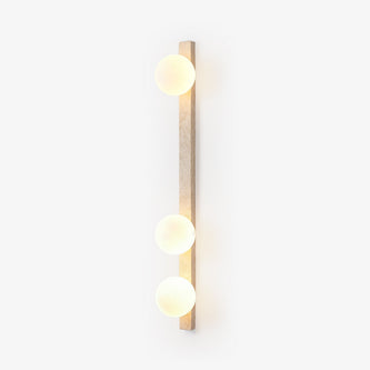 Asymmetrical Travertine Wall Sconce